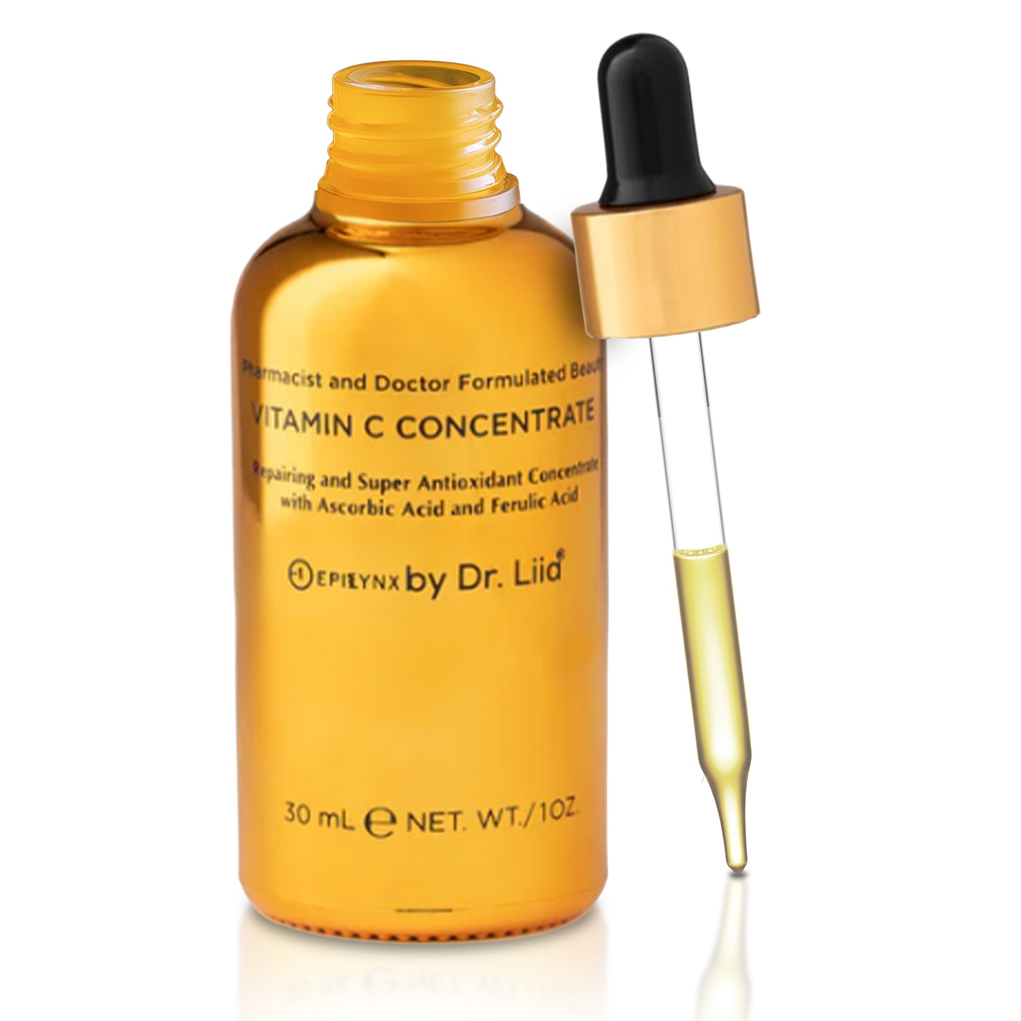 Brightening Vitamin C Glow Serum for Sensitive & Dry Skin – Vegan, Gluten-Free, Anti-Aging, Fragrance-Free
