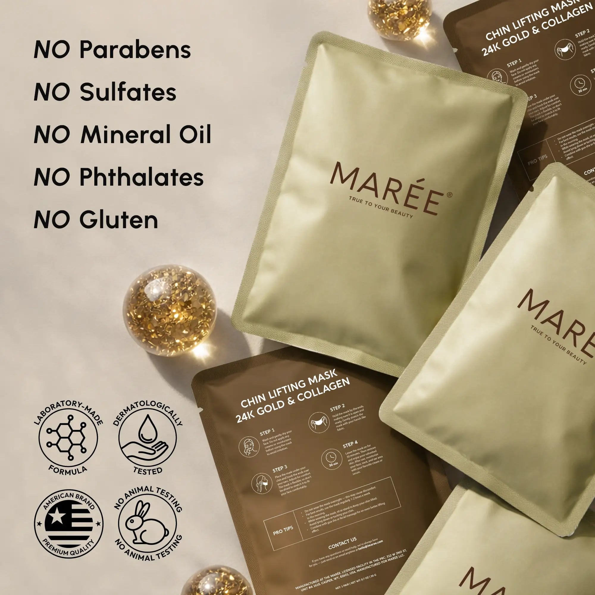 24K Gold Chin & Jawline Lifting Mask