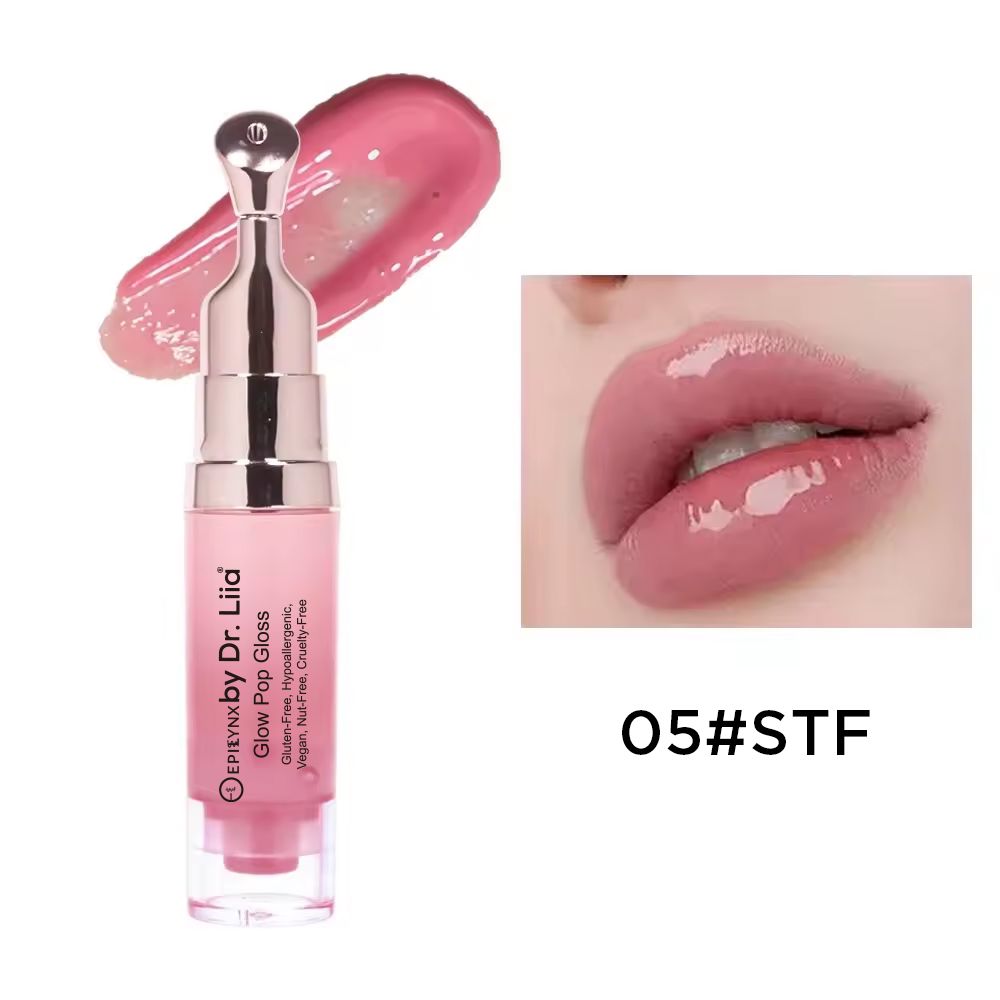 Glow Pop Lip Stain – Long-Wear Buildable Tint, Vegan, Gluten-Free & Nut-Free
