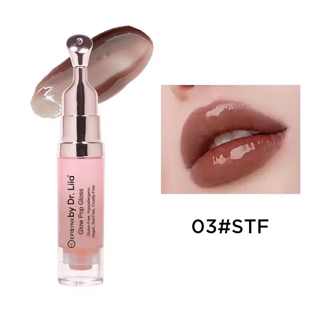 Glow Pop Lip Stain – Long-Wear Buildable Tint, Vegan, Gluten-Free & Nut-Free