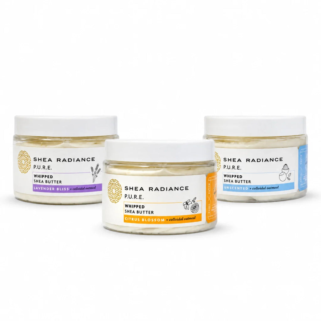 Whipped Shea Body Butter with Colloidal Oatmeal | For Dry, Sensitive and Eczema-Prone Skin